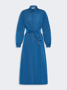 Taffeta Shirt Dress for Women - Navy - Max Mara UAE