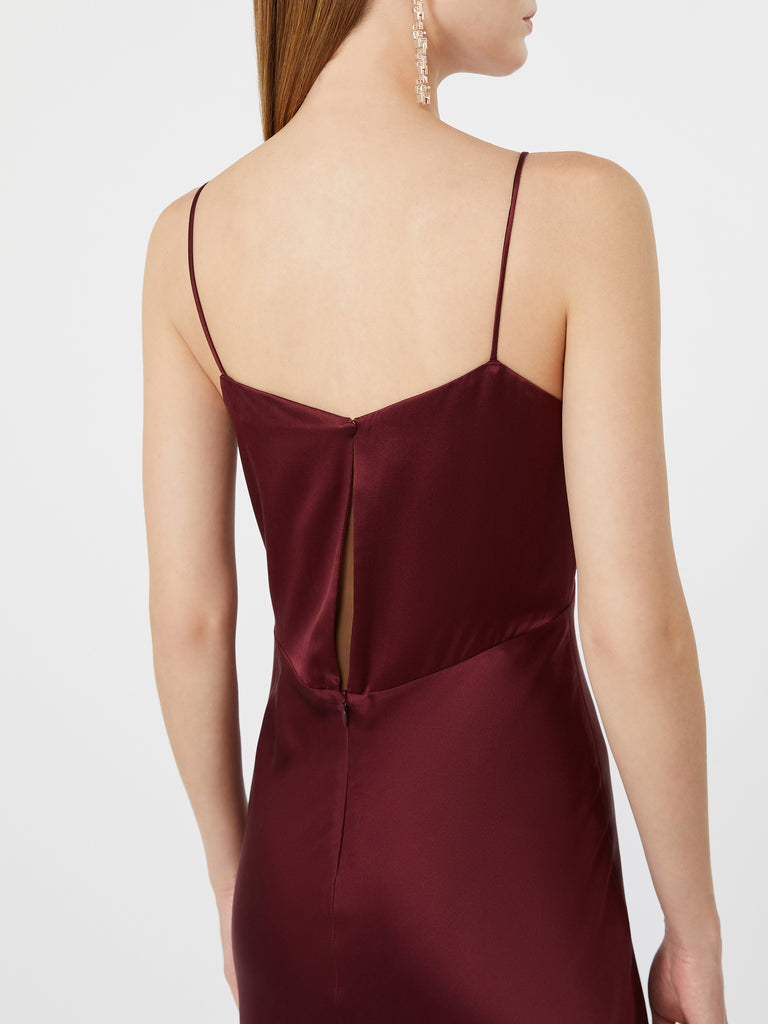 max mara silk satin slip dress