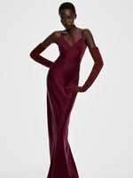 max mara silk satin slip dress for women