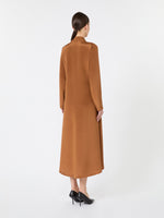 max mara long silk crepe de chine dress for women
