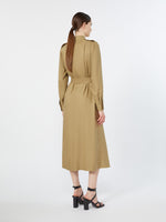 max mara linen and silk shirt dress for women