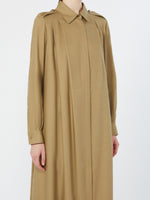 max mara linen and silk shirt dress for women