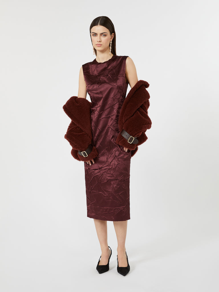 max mara satin princess-line dress
