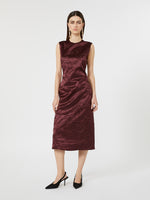 max mara satin princess-line dress for women