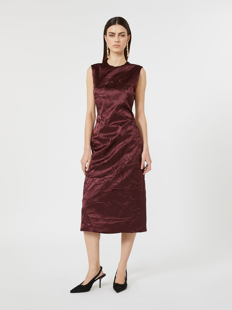 max mara satin princess-line dress