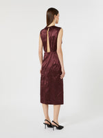 max mara satin princess-line dress for women