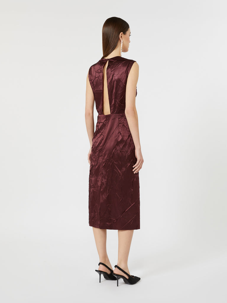 max mara satin princess-line dress