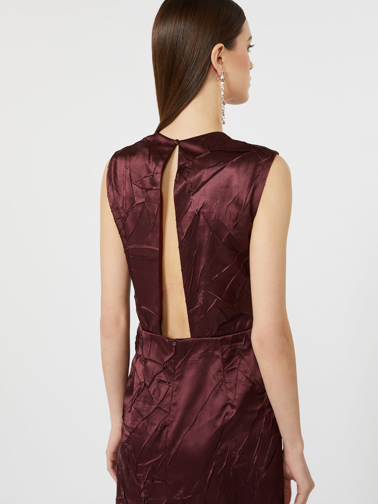 max mara satin princess-line dress