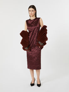 max mara satin princess-line dress for women
