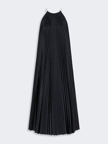 Sleeveless Plissé-Pleated Taffeta Dress for Women - Ultramarine - Max Mara UAE