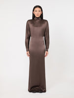 Max Mara Long silk-satin dress for Women