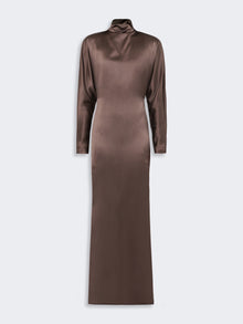 Max Mara Long silk-satin dress for Women