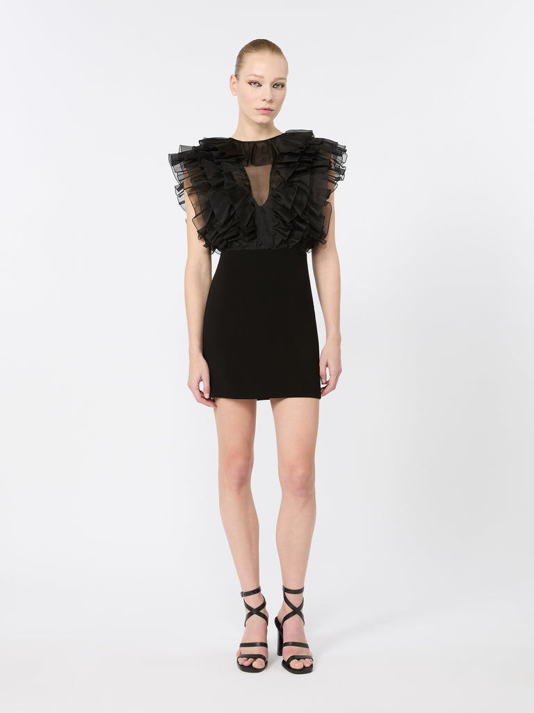 max mara short silk and cady dress