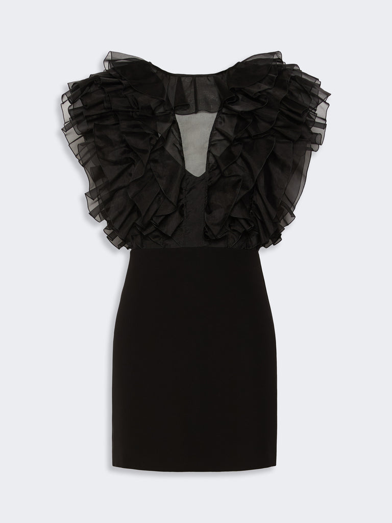 max mara short silk and cady dress