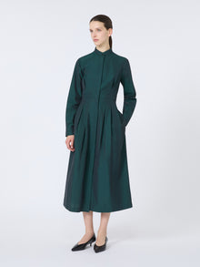 Taffeta shirt dress