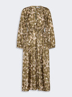 max mara printed silk twill dress for women