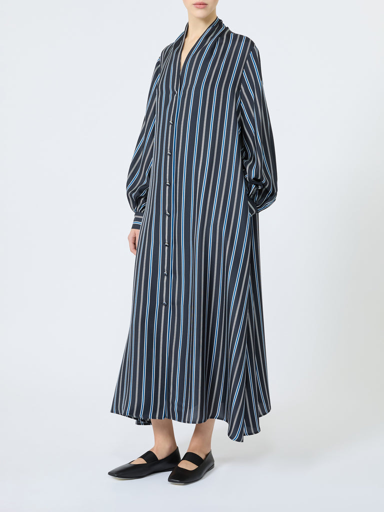 max mara printed twill shirt dress