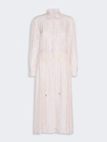max mara long printed silk shirt dress for women