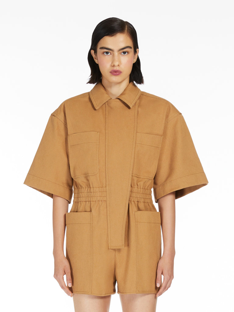 Cotton drill workwear jumpsuit