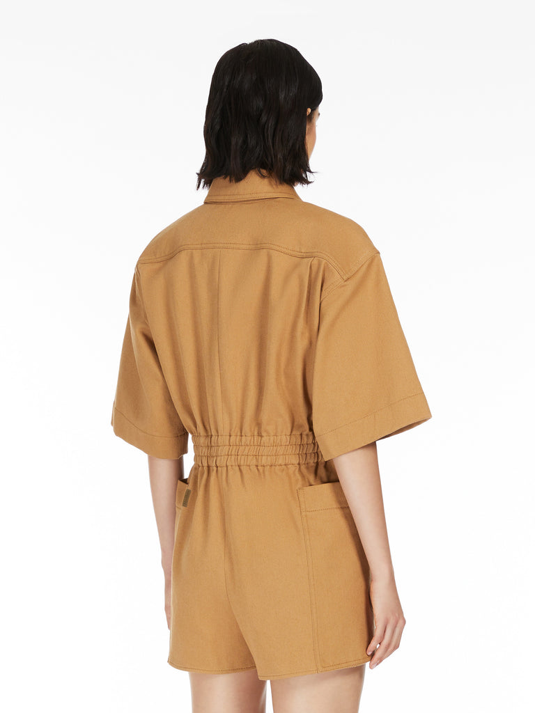 Cotton drill workwear jumpsuit