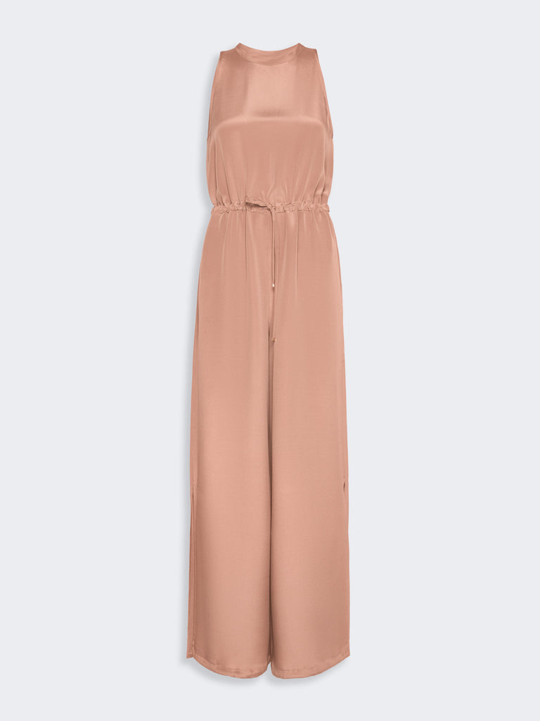 max mara silk crepe de chine jumpsuit