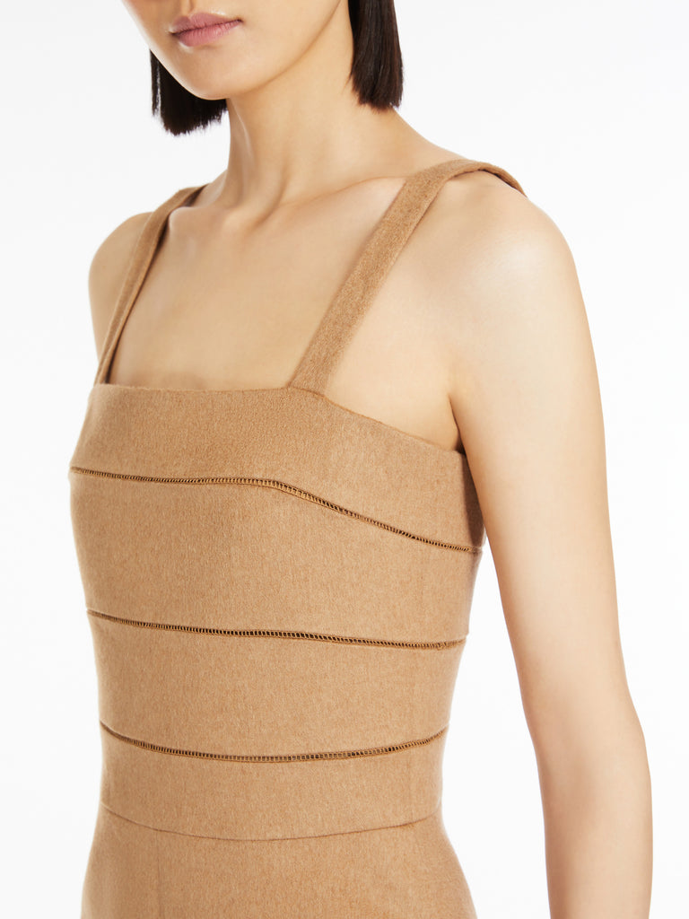 Camel hair playsuit