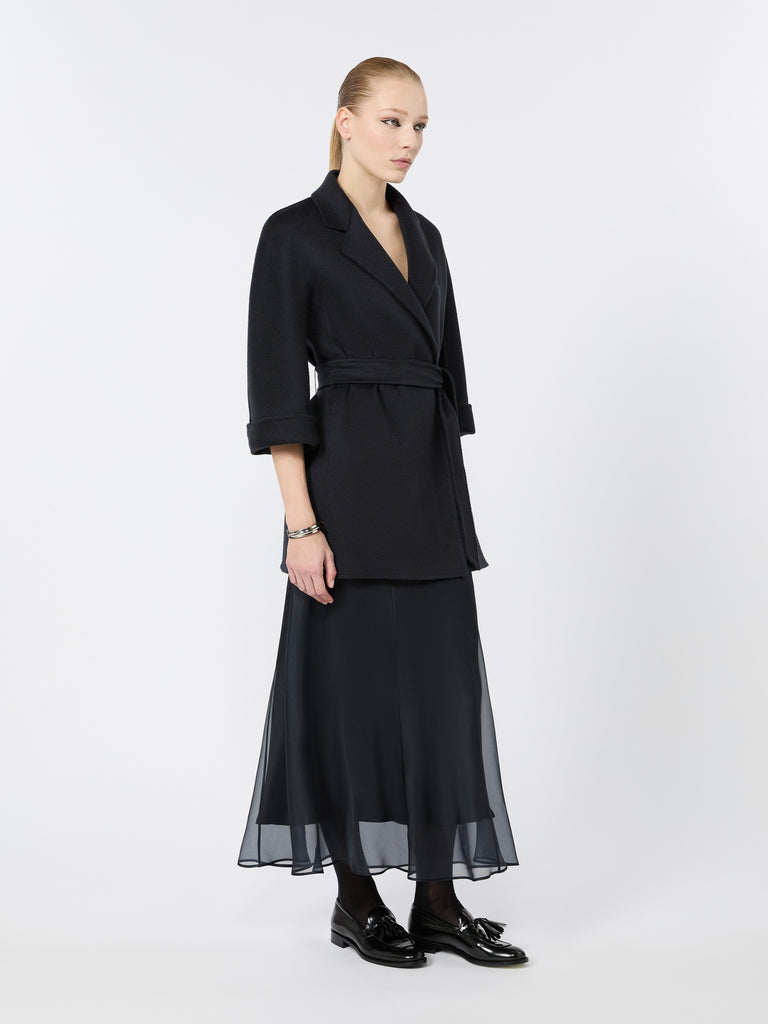 max mara boxy, silk organza blouse