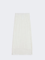 Mesh cotton skirt