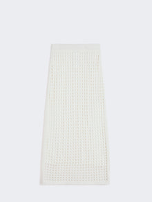 Mesh Cotton Skirt for Women - Optical White - Max Mara UAE