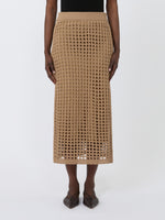max mara mesh cotton skirt for women