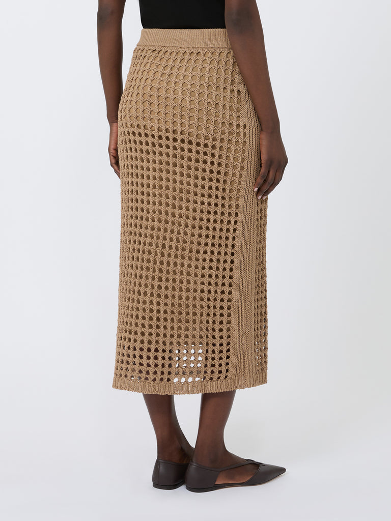 max mara mesh cotton skirt for women