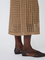 max mara mesh cotton skirt for women