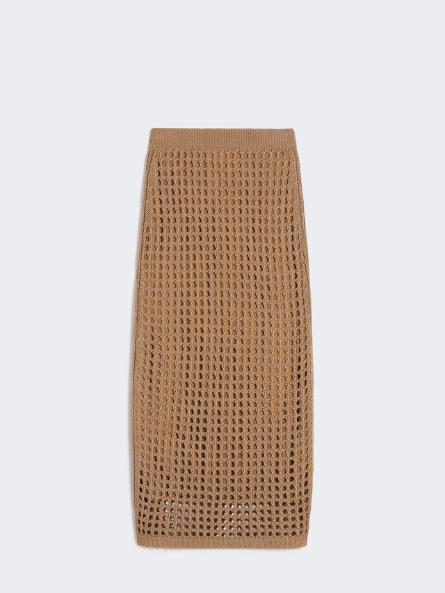 max mara mesh cotton skirt for women
