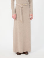 max mara long cashmere yarn skirt for women