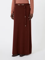 max mara long cashmere yarn skirt for women