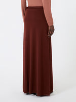 max mara long cashmere yarn skirt for women