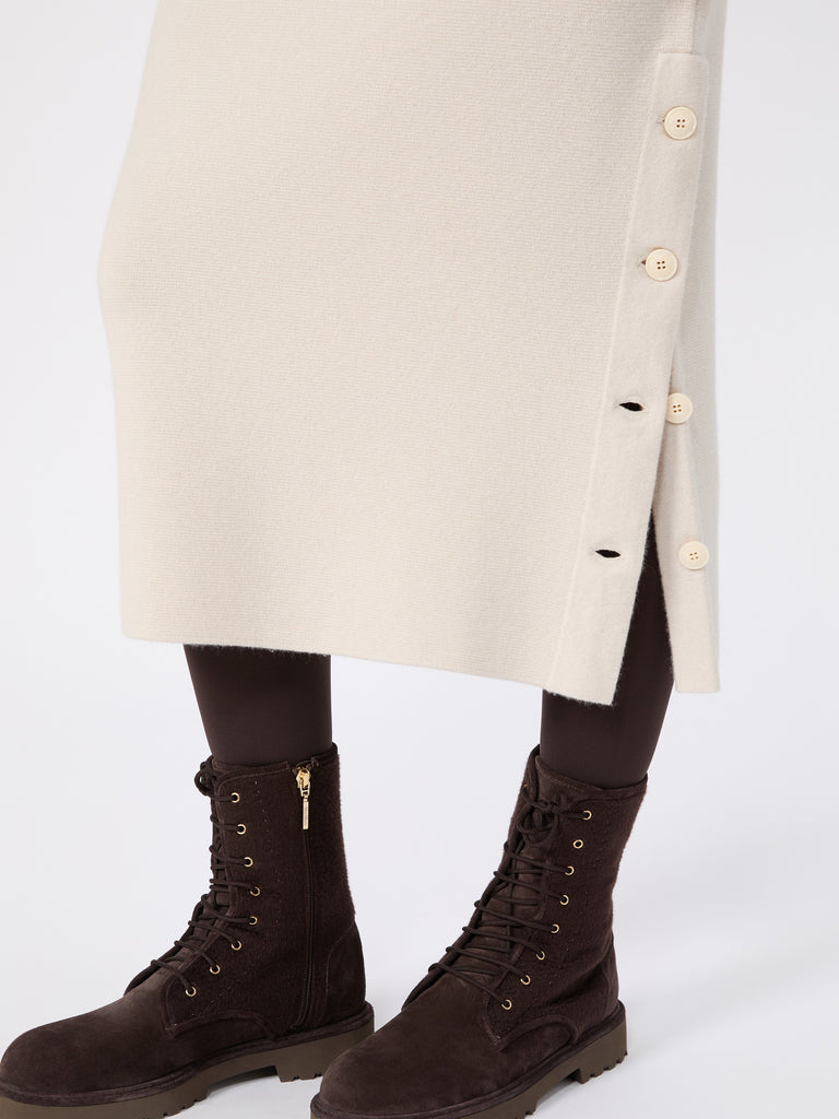 max mara wool and cashmere yarn pencil skirt