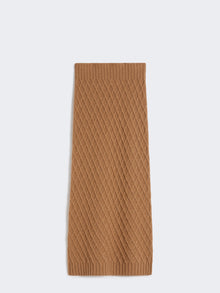 Camel yarn skirt