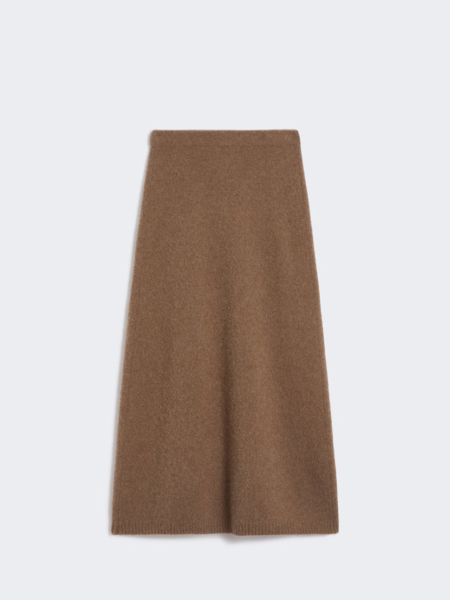 Stretch cashmere yarn skirt