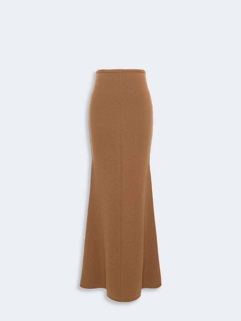 max mara wool and cashmere yarn skirt
