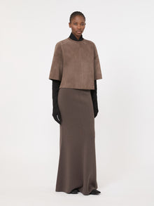 max mara wool and cashmere yarn skirt for women