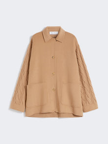 Camel yarn overshirt
