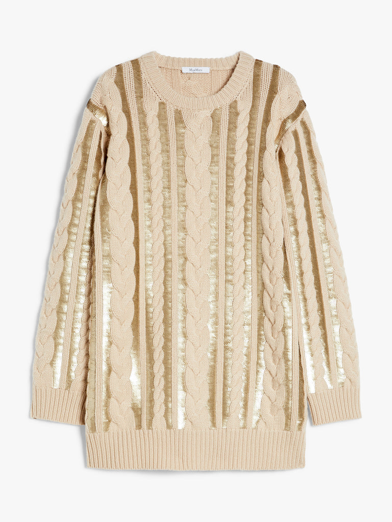 max mara short wool and cashmere dress
