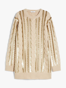 Short Wool And Cashmere Dress for Women - Albino - Max Mara UAE