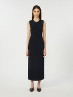 max mara viscose crêpe sheath dress for women