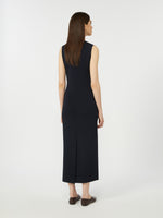 max mara viscose crêpe sheath dress for women