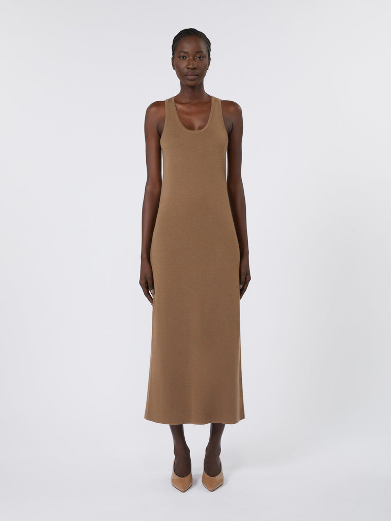 max mara slim-fit wool dress