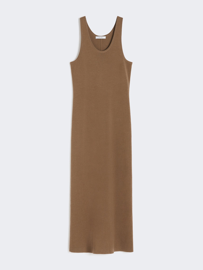 max mara slim-fit wool dress