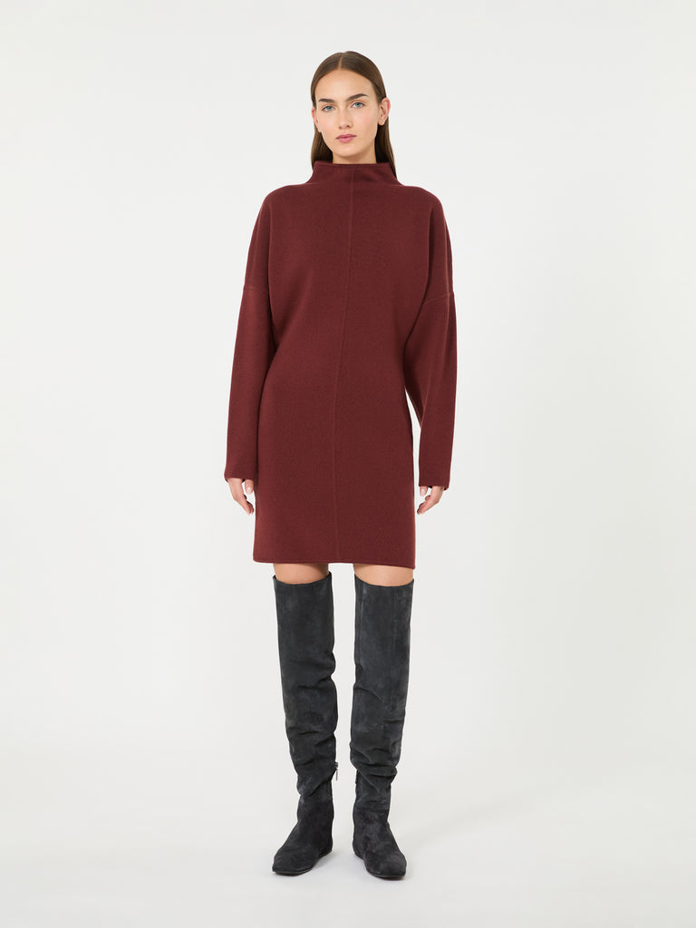 max mara short wool and cashmere yarn dress