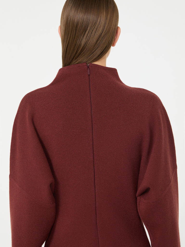 max mara short wool and cashmere yarn dress